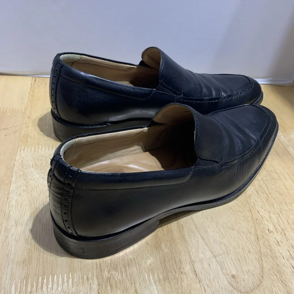 Johnston & Murphy Feldon Venetian Dress Shoes Size 8M Black Shoe Trees